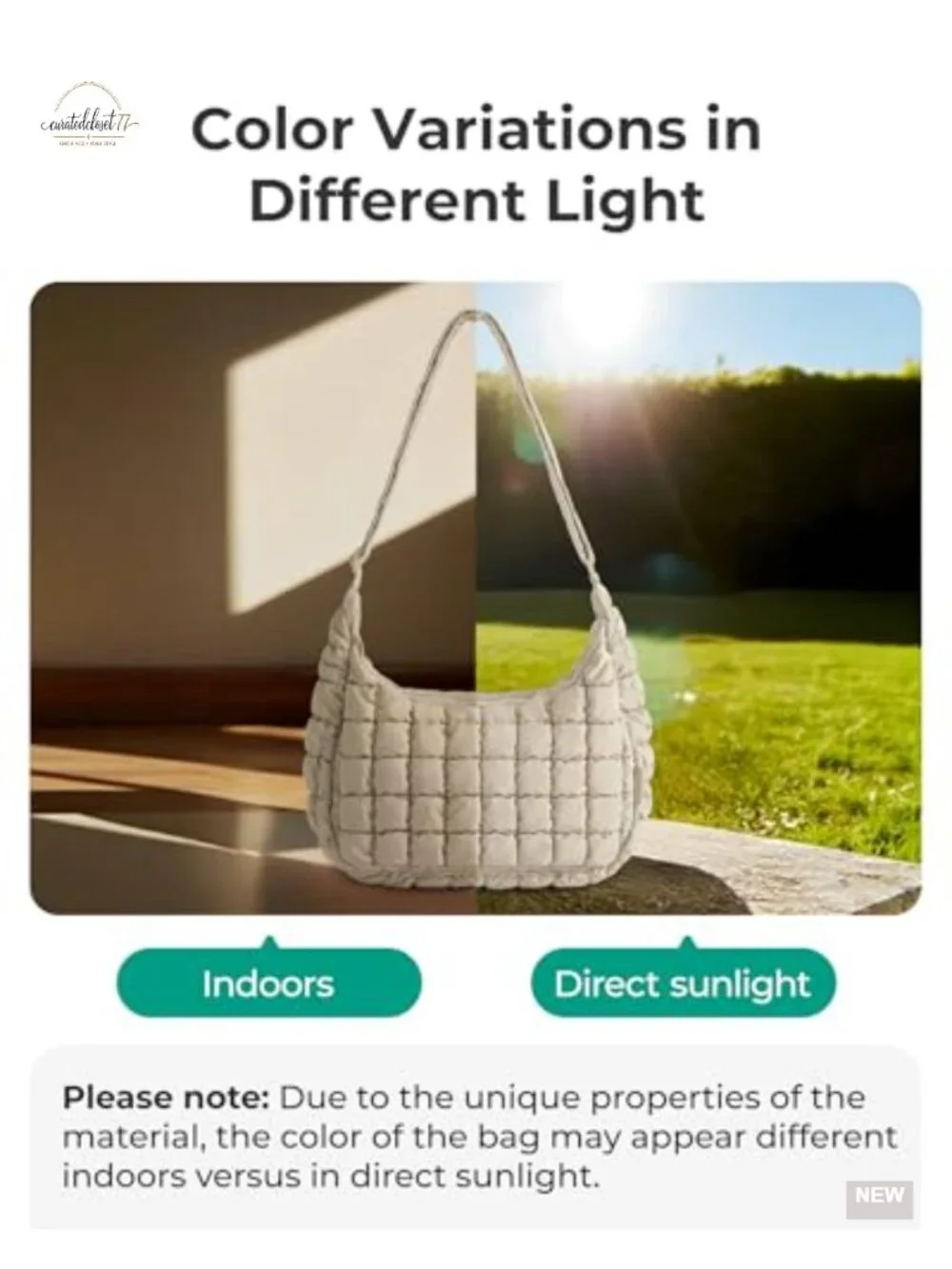 Quilted Crossbody Bag for Women, Travel Hobo Shoulder Bag Fits iPad